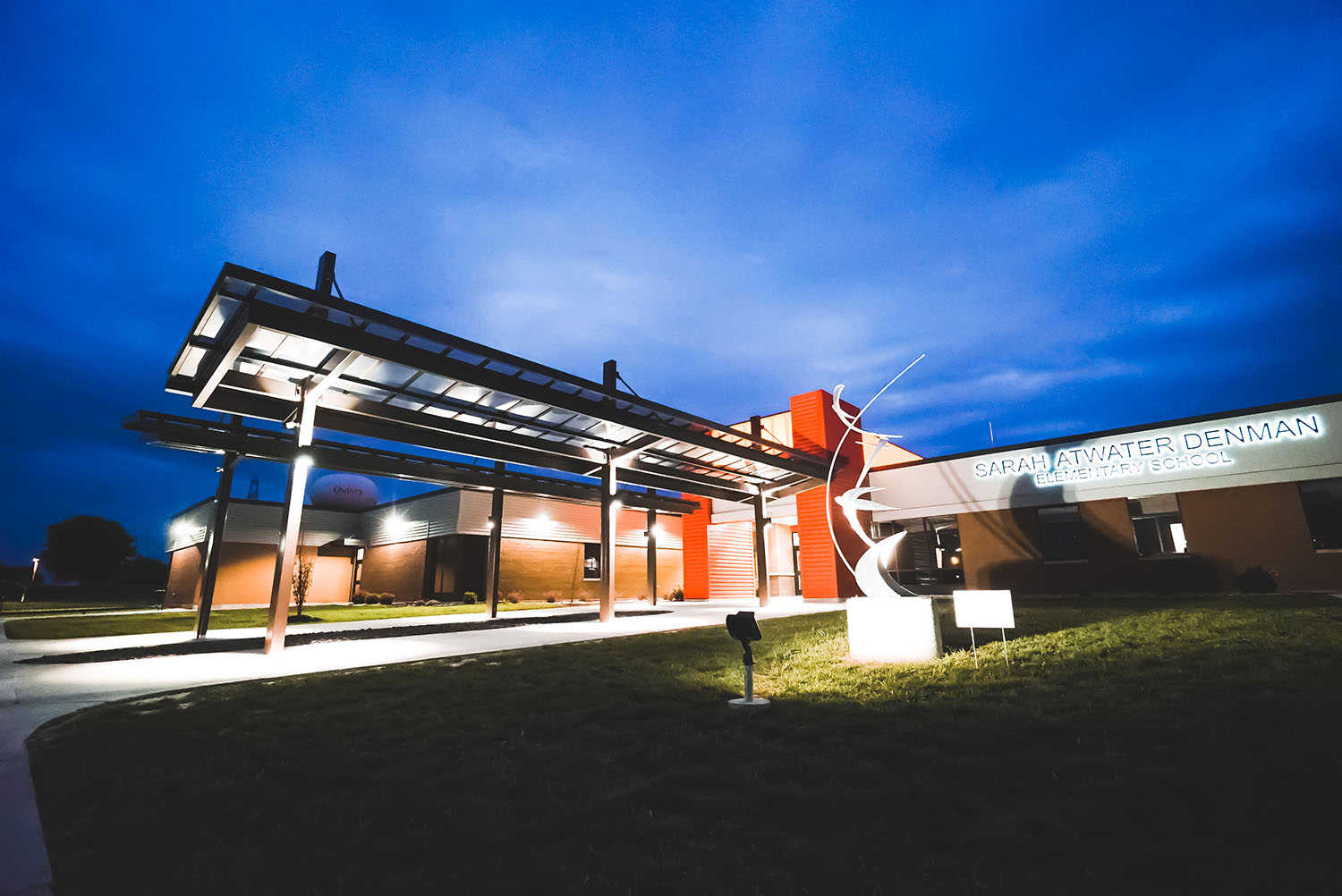 Denman Elementary School building exterior
