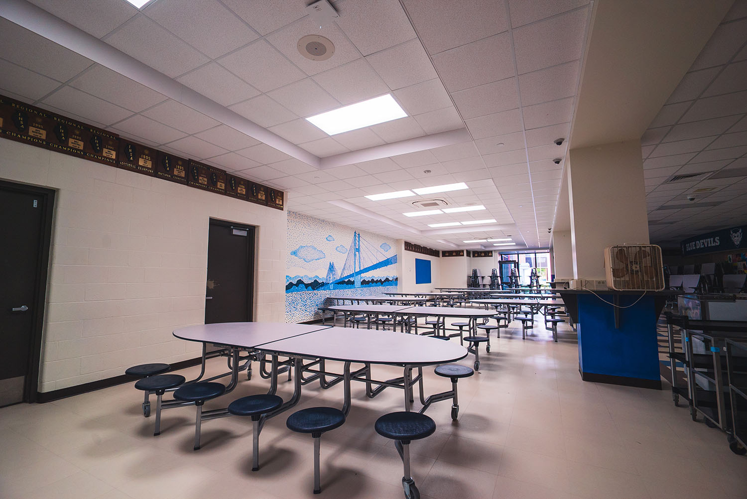 Quincy High School cafeteria
