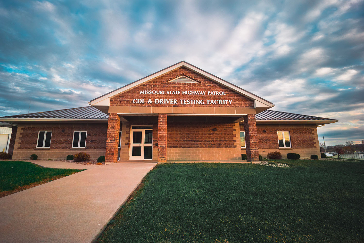 Hannibal CDL Testing Facility building entrance