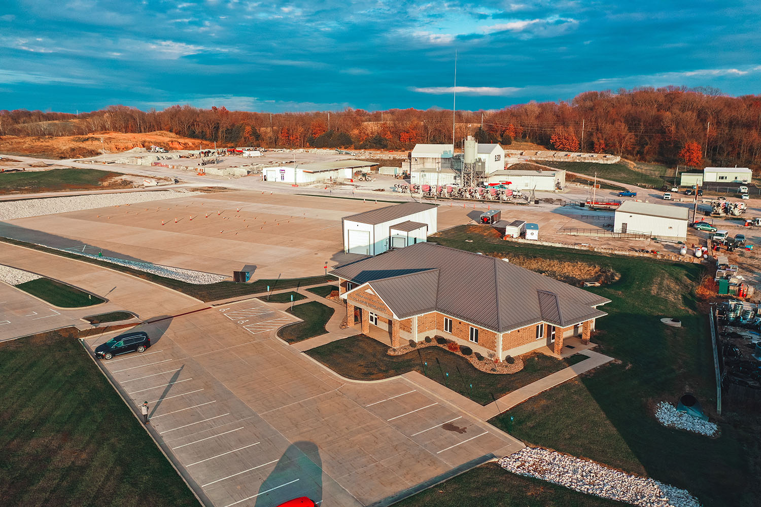Hannibal CDL Testing Facility truck driver testing lot
