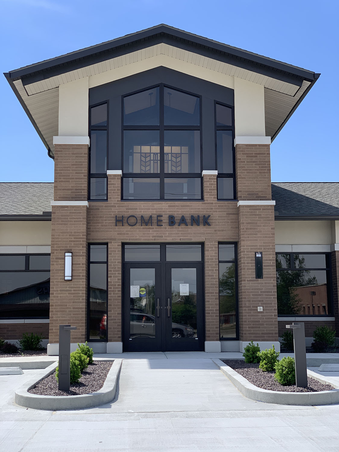 Homebank building entrance