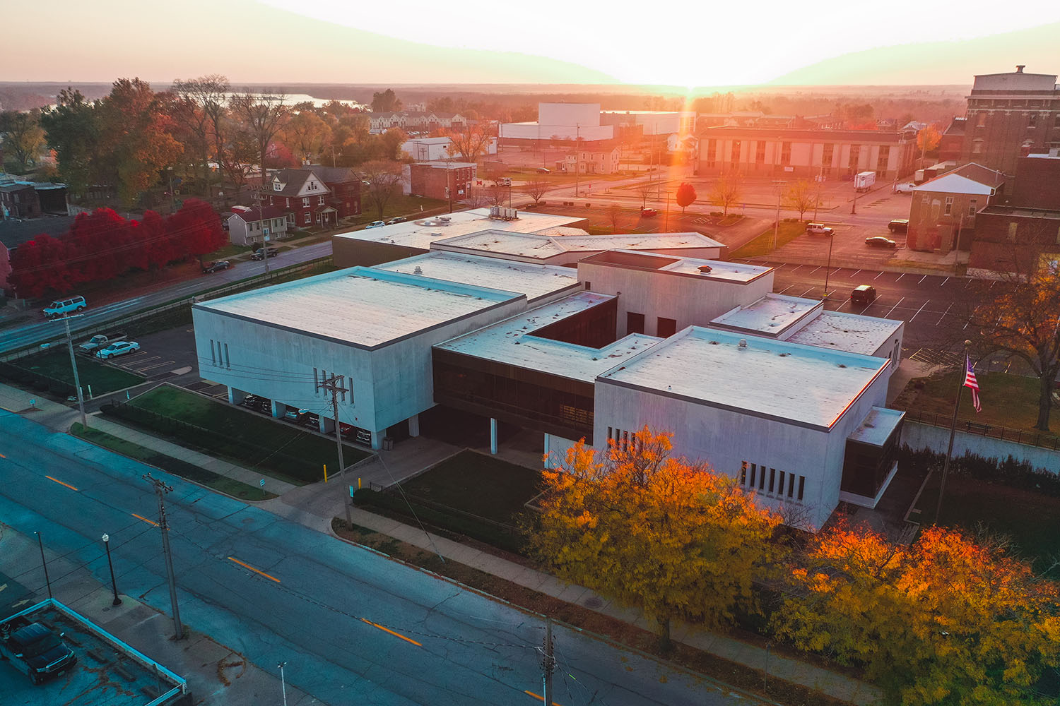 Quincy Public Library building exterior in Quincy, Illinois