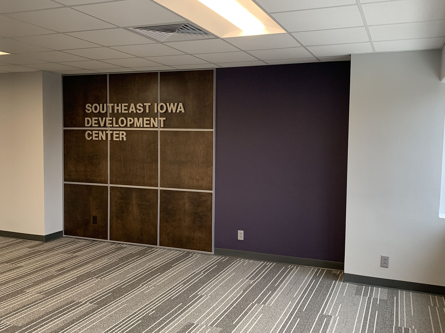 Southeast Iowa Development Center colored wall